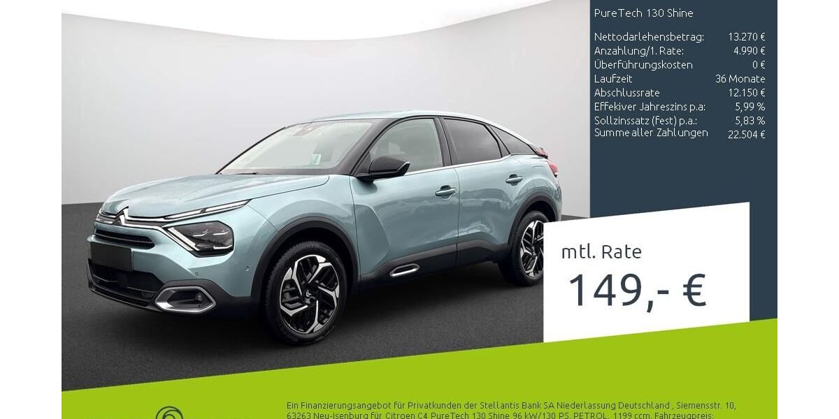 Citroen C4 4.496 km 19.139 &euro; Borken 46325