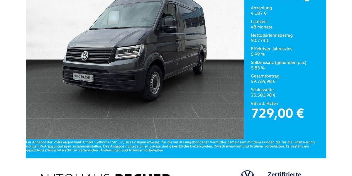VW Crafter 5.247 km 54.960 &euro; Wesel 46485
