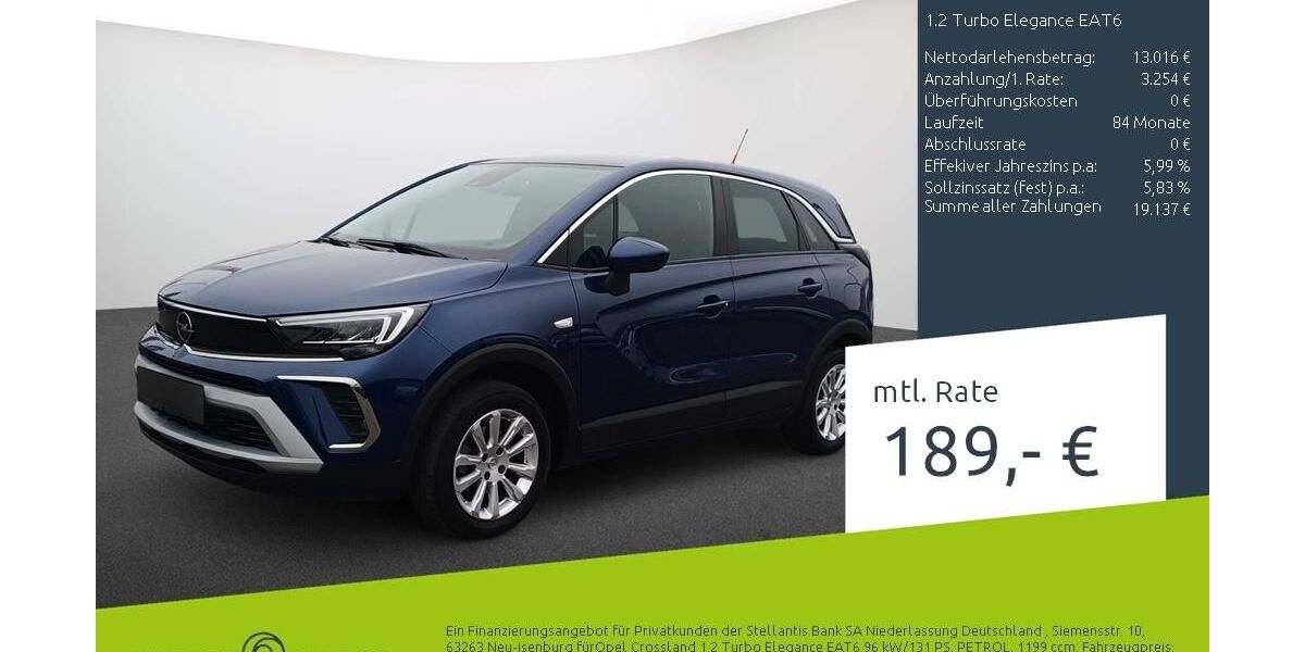 Opel Crossland (X) 27.949 km 15.989 &euro; Bocholt 46395