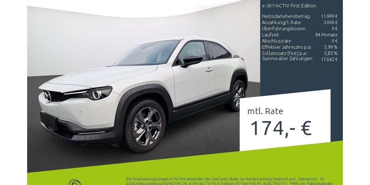 Mazda MX-30 31.579 km 14.989 &euro; Bocholt 46395