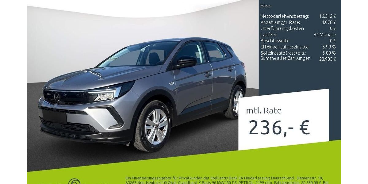 Opel Grandland (X) 32.736 km 20.390 &euro; Borken 46325