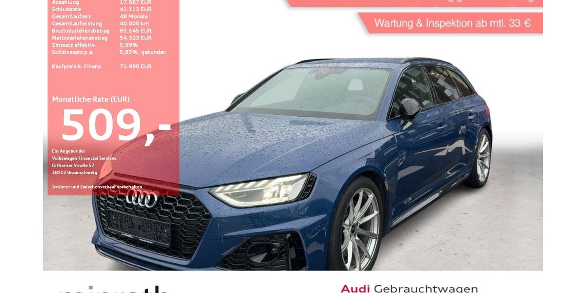 Audi RS4 17.201 km 68.990 &euro; Moers-Hülsdonk 47441