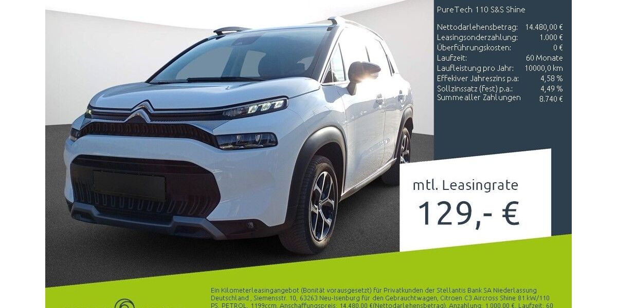 Citroen C3 Aircross 24.557 km 13.555 &euro; Bocholt 46395