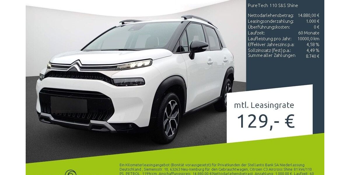 Citroen C3 Aircross 17.642 km 14.489 &euro; Bocholt 46395