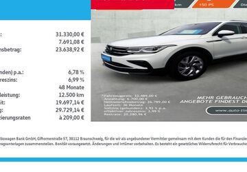 VW Tiguan 34.194 km 30.660 &euro; Borken 46325