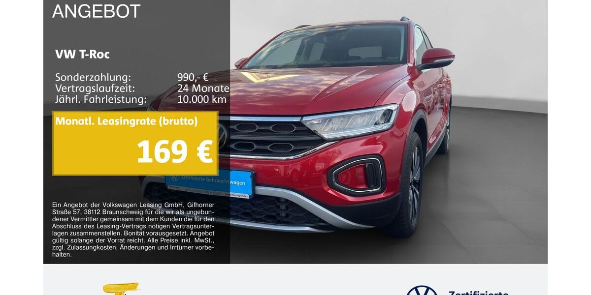 VW T-Roc 10.071 km 20.830 &euro; Duisburg 47059