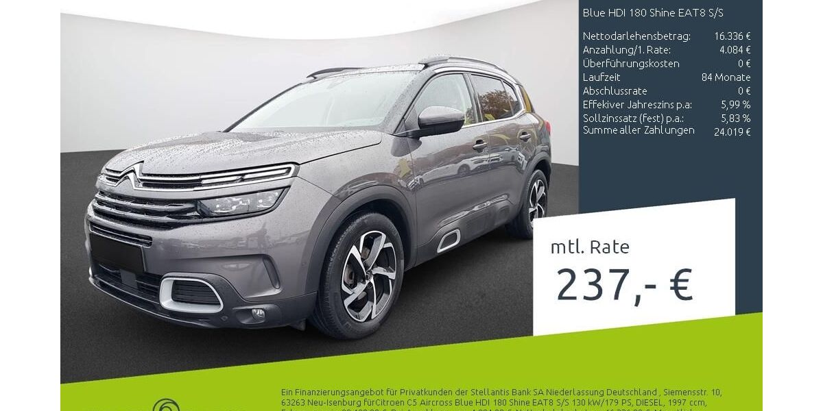 Citroen C5 Aircross 74.211 km 20.420 &euro; Bocholt 46395