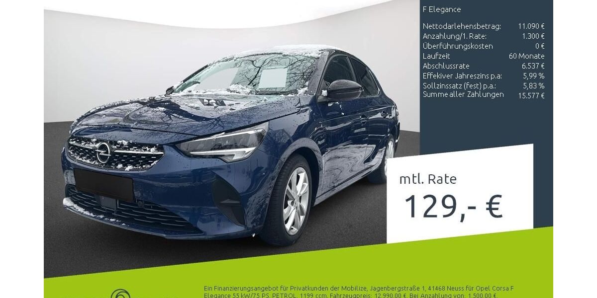 Opel Corsa 55.897 km 11.960 &euro; Bocholt 46395