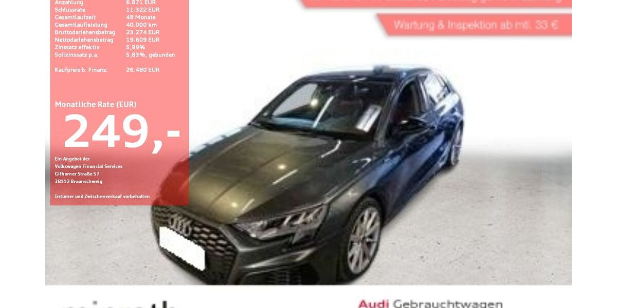 Audi A3 67.753 km 26.480 &euro; Moers-Hülsdonk 47441
