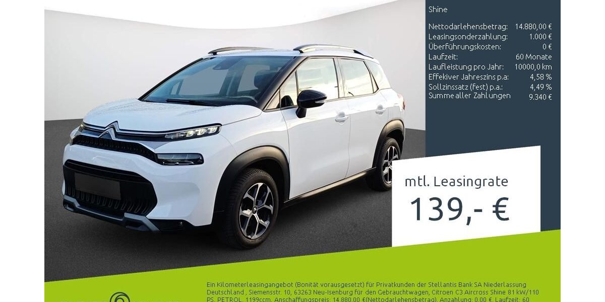 Citroen C3 Aircross 17.203 km 13.488 &euro; Borken 46325