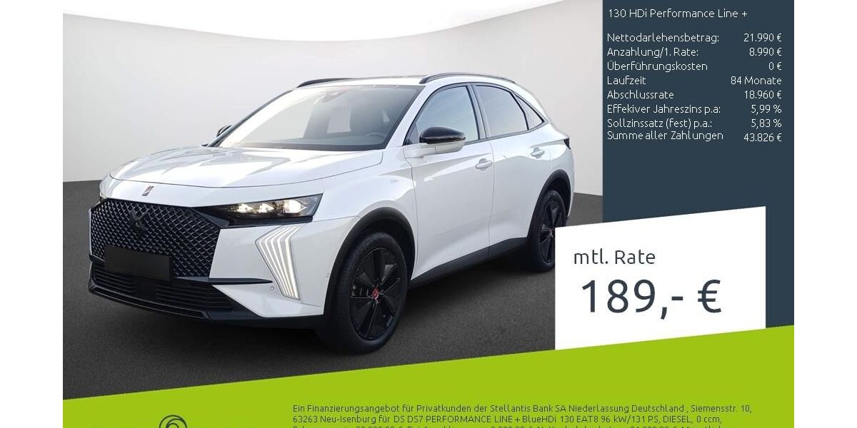 DS Automobiles DS7 (Crossback) 22.059 km 28.389 &euro; Borken 46325