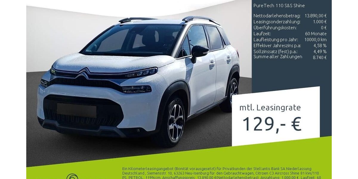 Citroen C3 Aircross 30.174 km 14.640 &euro; Borken 46325