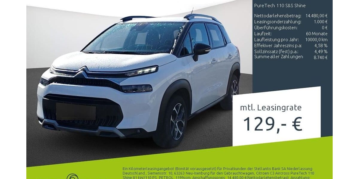 Citroen C3 Aircross 17.268 km 14.949 &euro; Borken 46325