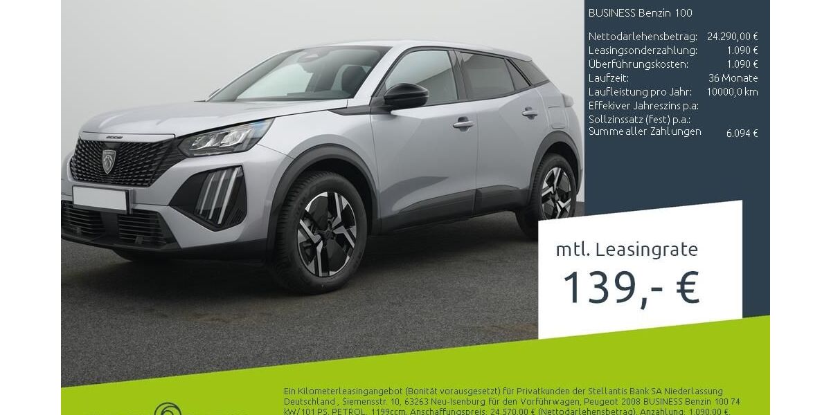 Peugeot 2008 8.845 km 24.290 &euro; Bocholt 46395