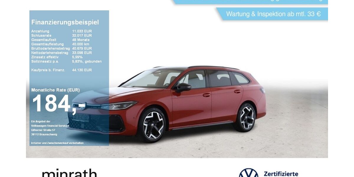 VW Passat Variant 22.244 km 43.380 &euro; Moers 47441