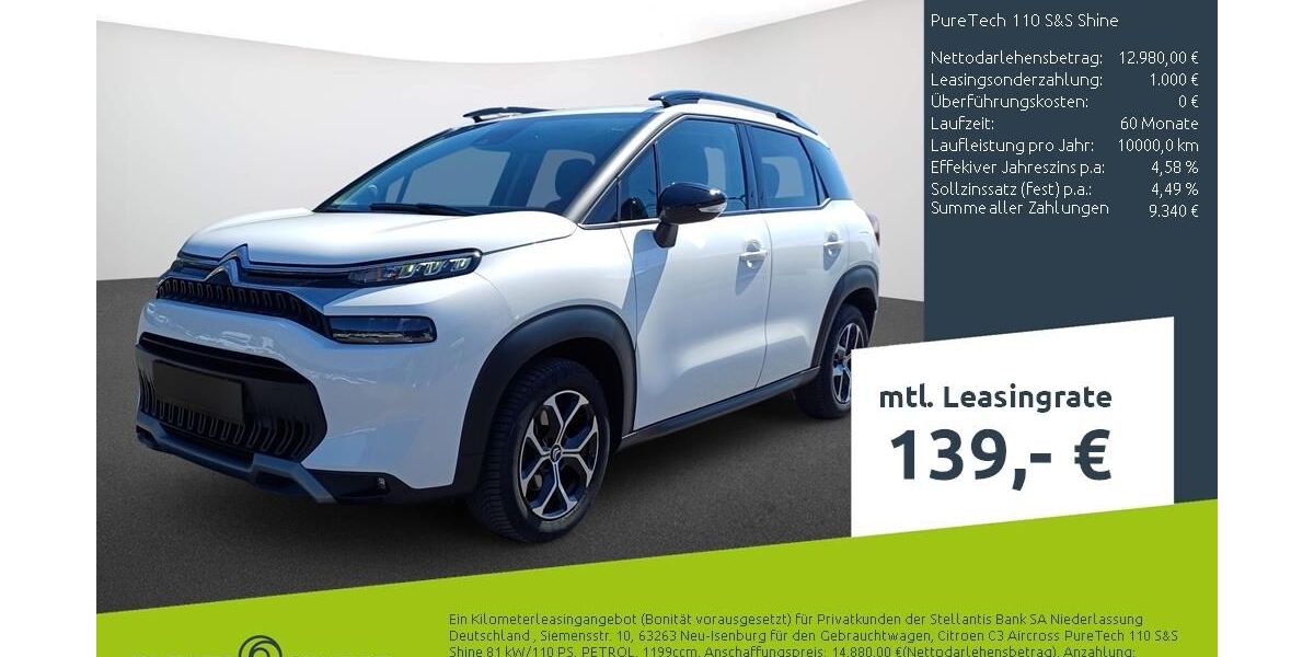 Citroen C3 Aircross 13.556 km 12.880 &euro; Borken 46325